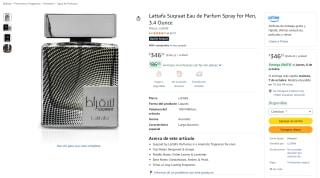 Lattafa Suqraat Eau de Parfum (100 ml) por $346 en Amazon