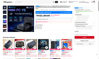 SOYO Mini PC Y5 i3 8GB 128GB por $2,345 | AliExpress