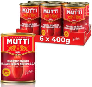 Mutti Tomates pelées Pomodoro (6 x 400 g) pour 5,24€ chez Amazon