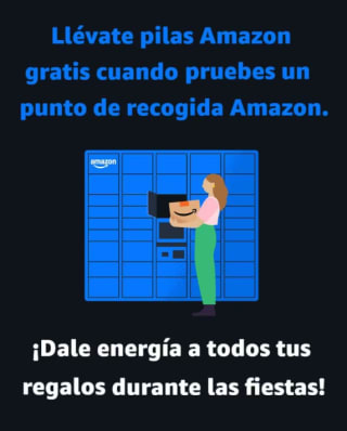 Gratis Amazon paquete de 8 pilas por recoger pedido en punto Amazon