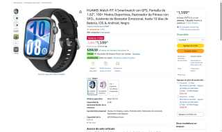 Smartwatch HUAWEI Watch FIT 4 por $1,599 | Amazon