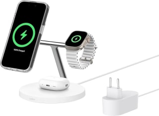 Belkin BoostCharge 3-in-1 laadstation (Qi2 / MagSafe) voor €59,99 bij Amazon