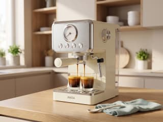 Cafetera espresso manual retro 1,7 L por 59,99€