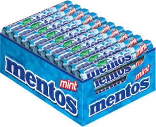 Mentos Mint (1x40 rollen) voor €8,99 bij Bol