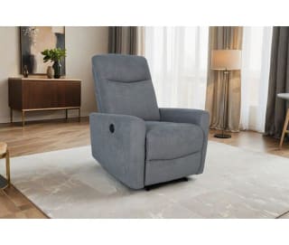 Sillón relax eléctrico FLASH color gris claro por 199€