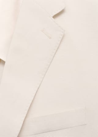 Americana traje slim fit lino lyocell por 19,99€ en Mango Outlet