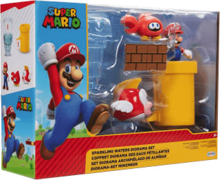 Super Mario Set Diorama Aguas Espumosas por 10€ en Toy Planet