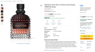 Valentino Uomo Born In Roma Coral Fantasy 100ml por $1,999 en Amazon