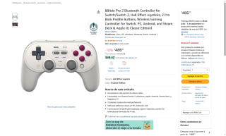 Control 8Bitdo Pro 2 Retro Inalámbrico por $487 | Amazon