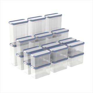 Rotho DOMINO juego de 24 botes de almacenamiento por 13,10€ en Amazon