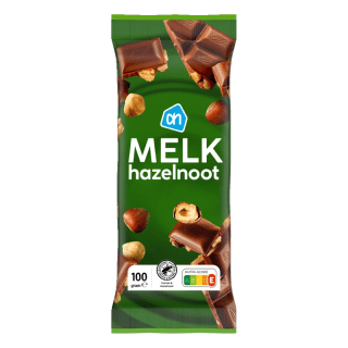 AH Reep melk hazelnoot (100 g) voor €0,60 bij Albert Heijn