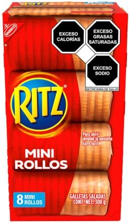 Ritz 8 Mini Rollos (308g) por $21 en Amazon