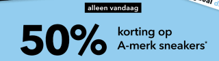 Tot 50% korting op A-merk sneakers bij Scapino