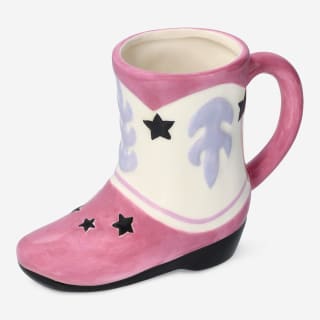 Flying Tiger Copenhagen taza bota vaquero rosa por 2€