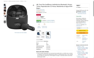 Audífonos JBL Tune Flex Inalámbricos por $880 | Oferta Amazon