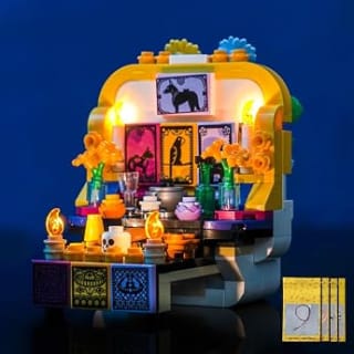 LEGO Altar de Muertos Calavera Decorativa 40811 por $306 en Amazon