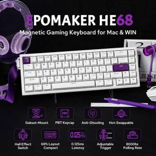 EPOMAKER HE68 teclado por $616.99 en Amazon