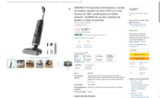 DREAME H14 Aspiradora Húmedo/Seco por $5,592 | Oferta Amazon