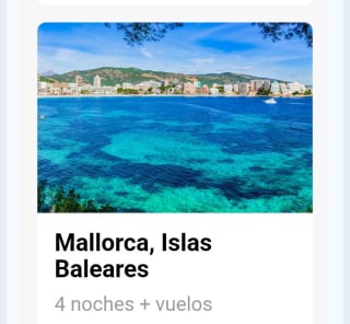Mallorca Vuelos + Hotel 5 noches desde 104€.