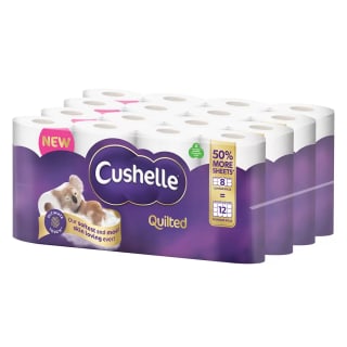 Cushelle 3-Ply Toilet Tissue 32 Rolls at Costco for £15.58