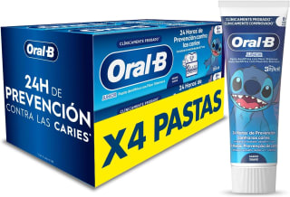 Oral-B Pro Junior Disney Stitch (4x75 ml) por 4,63€ en Amazon