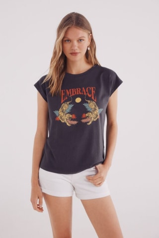 Camiseta para Mujer Springfield Embrace por 3.99€