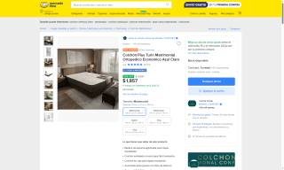 Colchón Monal Matrimonial por $1,857 | Mercado Libre