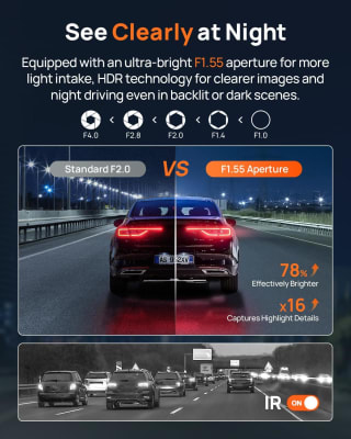 70mai A800SE dashcam (voor & achter) voor €139,99 bij Amazon