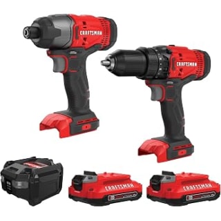 CRAFTSMAN V20 kit taladro y destornillador de impacto por $1,497 en Amazon
