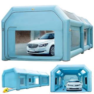 VEVOR Cabine Peinture Gonflable 8x4x3 m pour 493,92€ chez Amazon