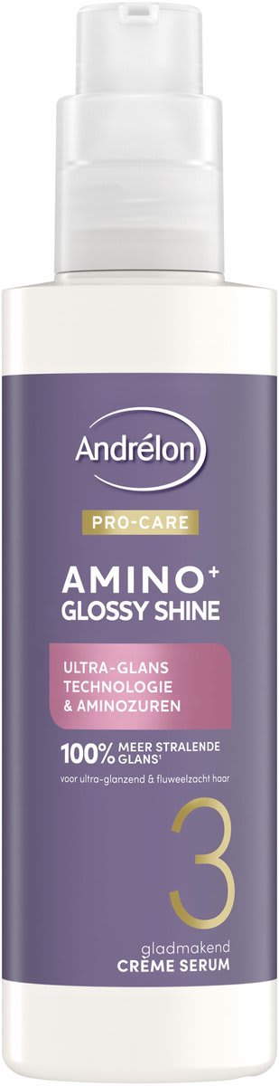 Andrélon Pro-Care Amino+ Glossy Shine crème serum (6×200 ml) voor €19,99 bij Bol