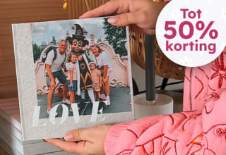 50% korting op fotoboeken vouchers bij Smartphoto