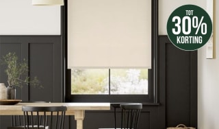 30% korting op raamdecoratie bij raamdecoratievantuiss