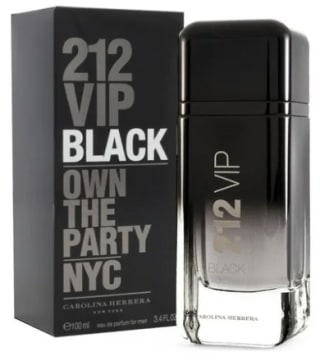 Perfume Carolina Herrera 212 VIP Black Men por $1,196 | Oferta Walmart