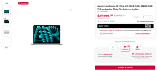 MacBook Air M5 16GB 512GB por $25,199 en Office Depot