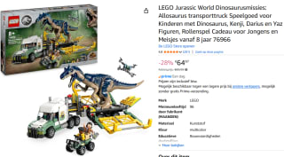 LEGO Dinosaurusmissies: Allosaurus transporttruck voor €64,97 bij Amazon