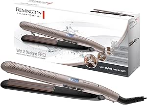 Remington Plancha de Pelo Wet2Straight Pro, Tecnología Wet2Straight por 24.99€