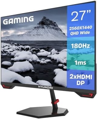 Hyundai HY View 27” Gaming Monitor por $2,999 en Amazon