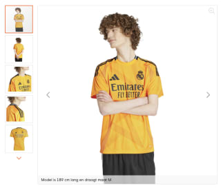 Real Madrid Uitshirt 2024-2025 voor 24,99 euro