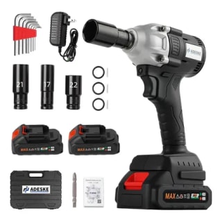 Llave de Impacto Inalámbrica Recargable (Kit) por $287 en Mercado Libre