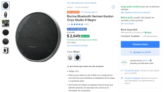 Harman Kardon Onyx Studio 9 por $2,461 en Mercado Libre
