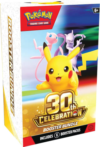 Pokémon TCG: 30th Celebration Booster Bundle (6 Booster Packs) for £23.94 at Amazon