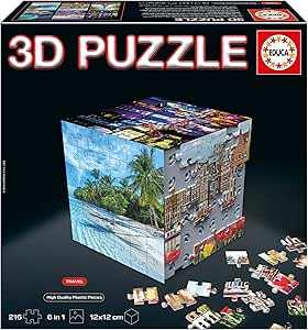 3D Puzzle Viajes Educa por