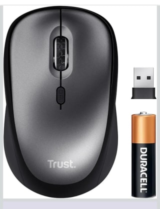 Trust Ratón Inalámbrico con pila Duracell por 6.99€.