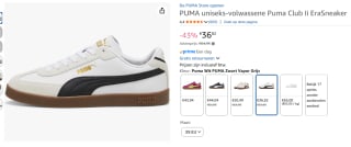 Puma Club II Era voor €36,82 bij Amazon