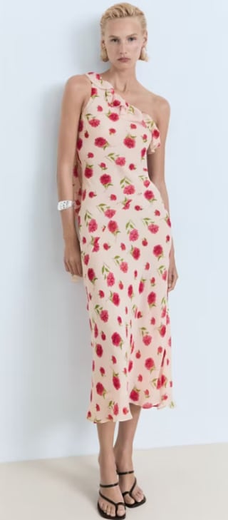 Vestido floral volantes por 13.99€