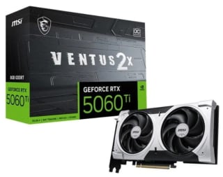 Carte graphique MSI NVIDIA GeForce RTX 5060 Ti 8G Ventus 2X OC à 320,23€