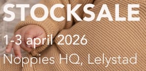 Noppies stocksale met kortingen tot 80% 1 t/m 3 april in Lelystad