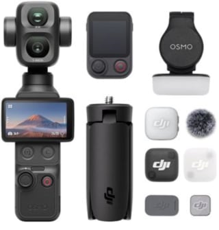 Caméra sport Dji Osmo Pocket 4P Vlog Combo Noir à 689,99€