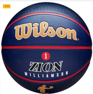 Balon Oficial de Basket Zion Williamson por 10.5€